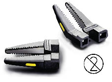 Disposable toothed Tissueseal jaws and disposable symbol